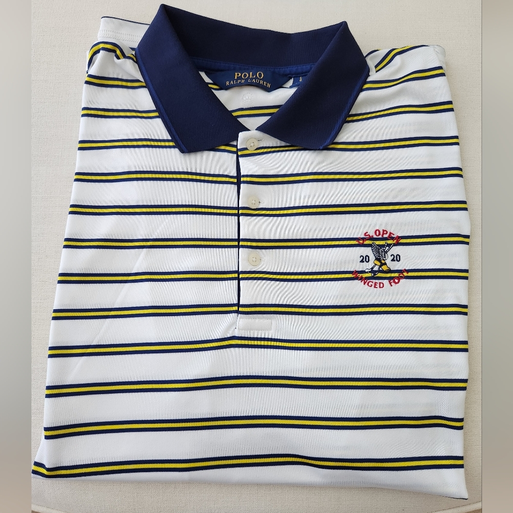 Men's U.S. Open 2020 Winged Foot Ralph Lauren Polo Golf Short Sleeve Shirt Large